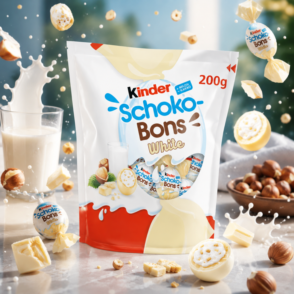 Kinder Schoko Bons White chocolate | 200 Grams | Imported | In best and original Quality