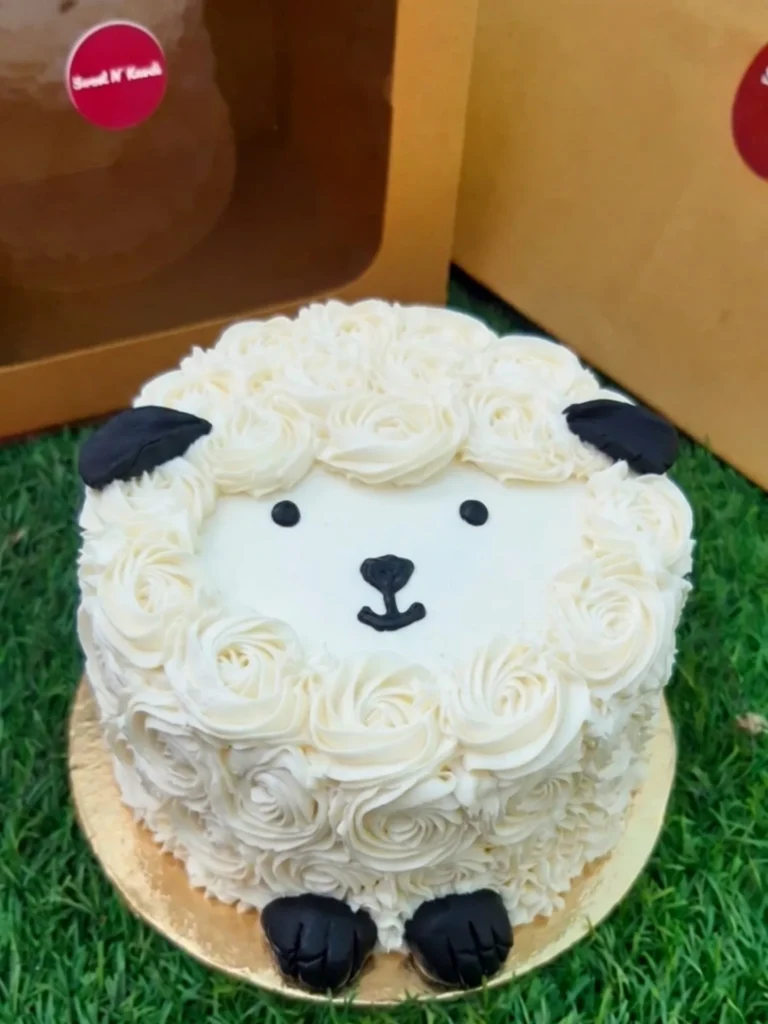 Eid sheep cake from Sweet N’ Knock